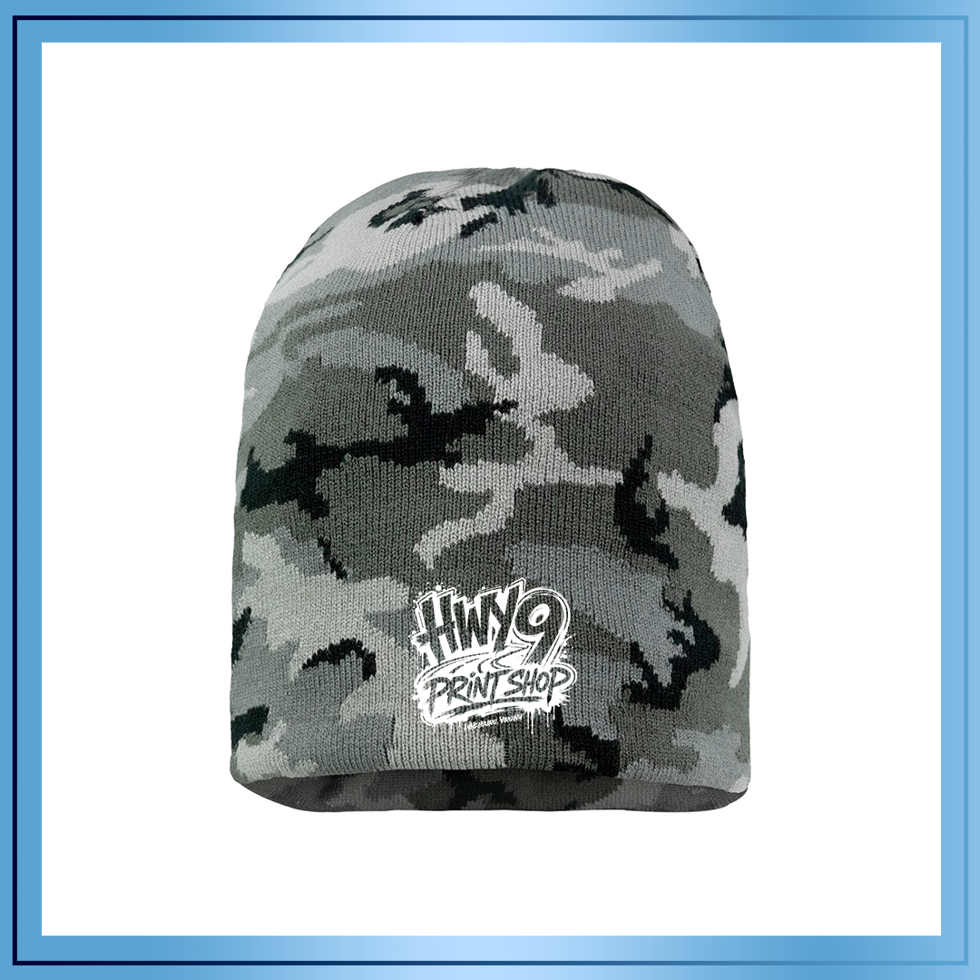HWY 9 Print Shop Graffiti | 8" Beanie