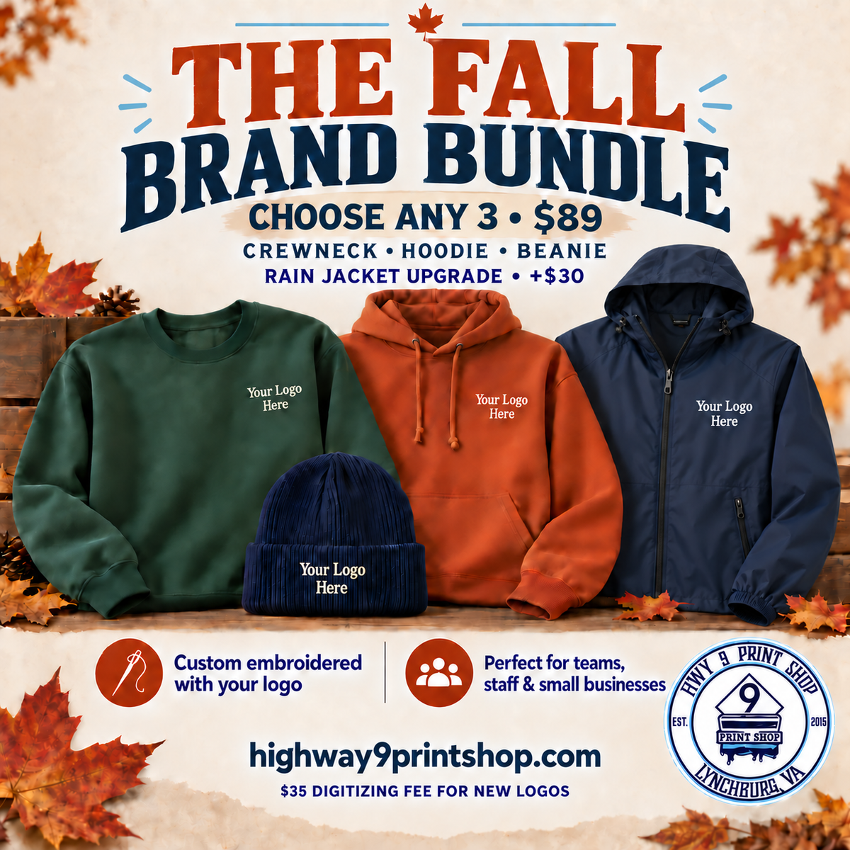 The Fall Brand Bundle - Choose Any 3
