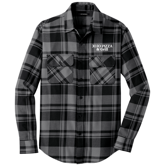 JoJo Pizza & Grill Plaid Flannel